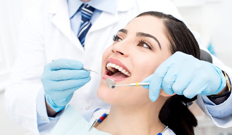 В ходе лечения зубов